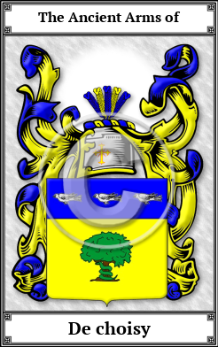 De choisy Family Crest Download (JPG)  Book Plated - 150 DPI